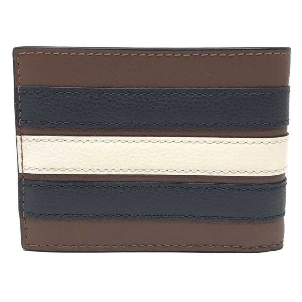 Coach Men’s Slim Billfold Varsity Stripe Wallet - Picture 3 of 5